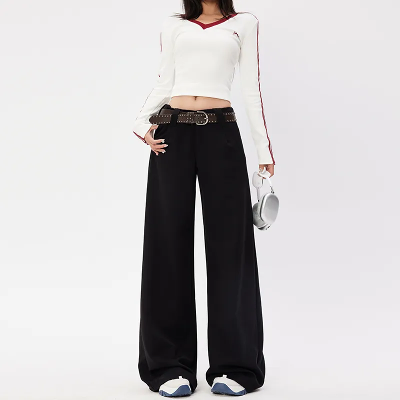 ZAZN Casual Pants Women's Black-7