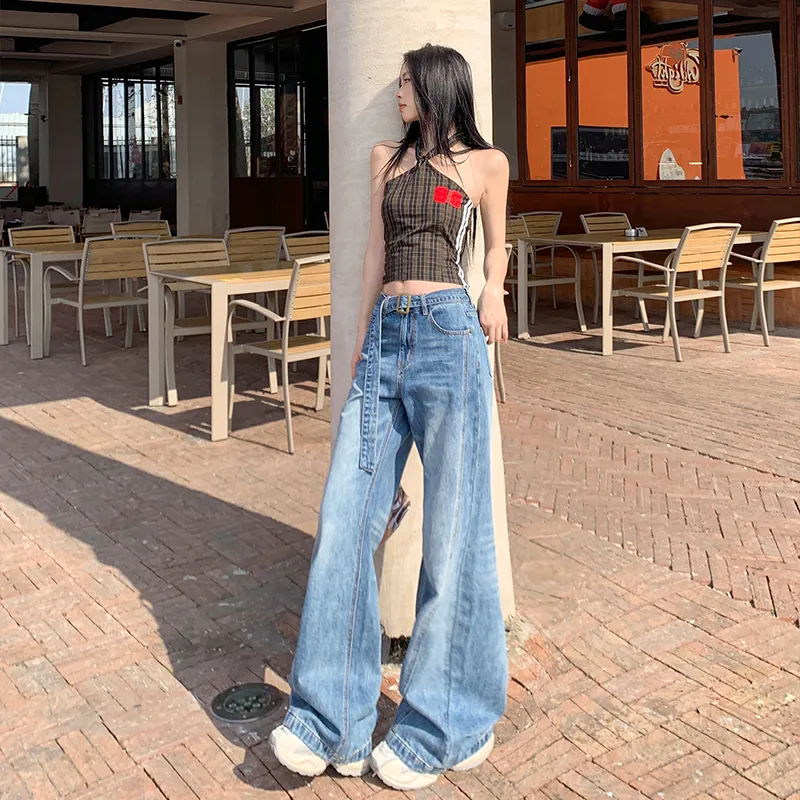 ZAZN Jeans Women's Vintage Blue-11