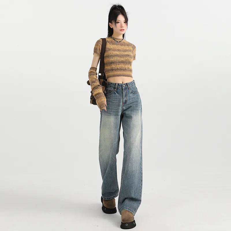 ZAZN Jeans Women's Vintage Blue-5