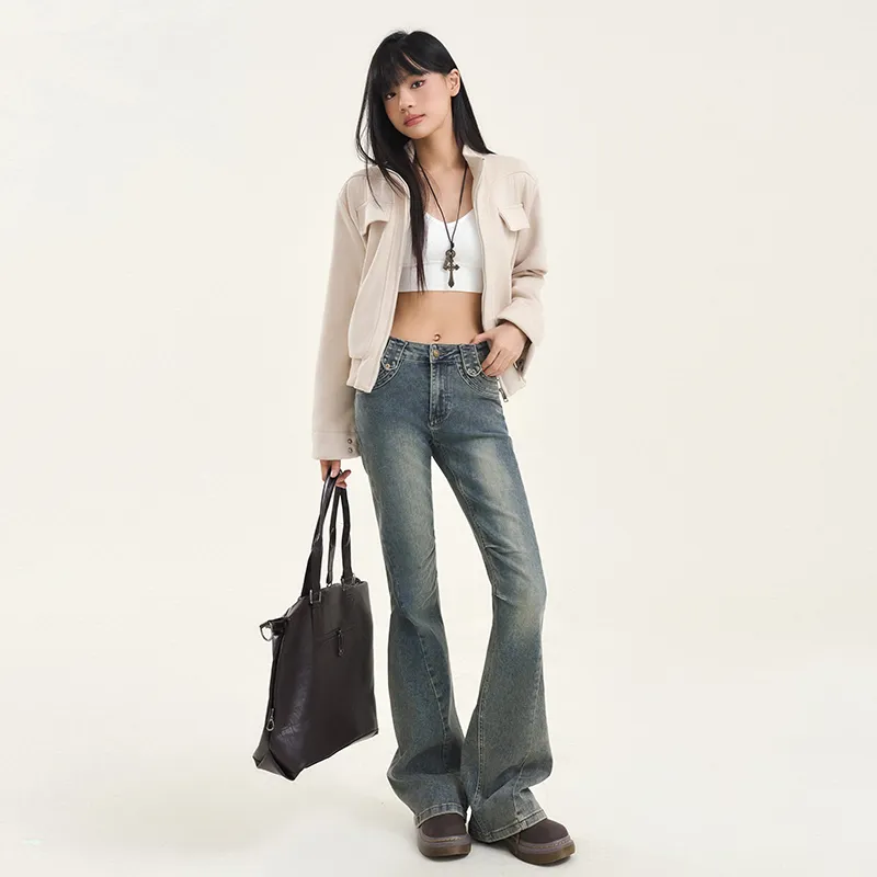 ZAZN Jeans Women's Vintage Blue-7
