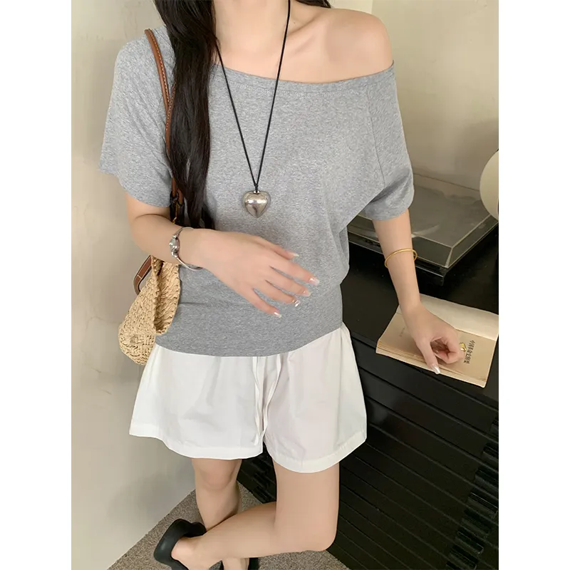 ZAZN Regular T Shirt Women's Heather Gray-3