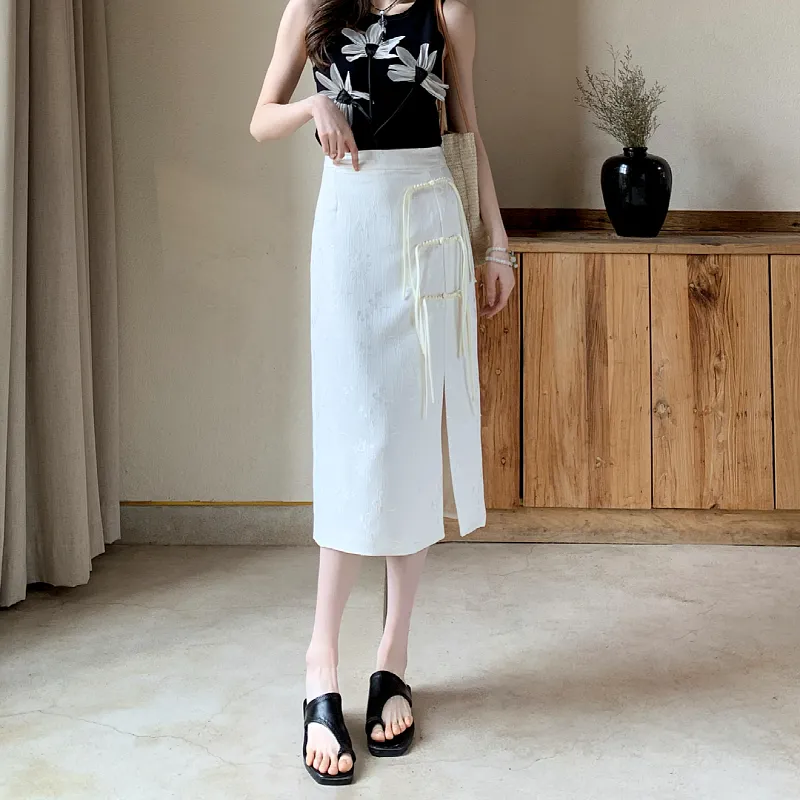 ZAZN Casual Long Skirts Women's-3