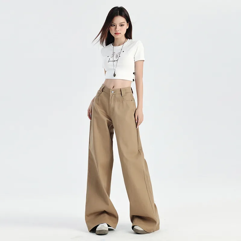 Vine Color Jeans Women's Latte Brown-24