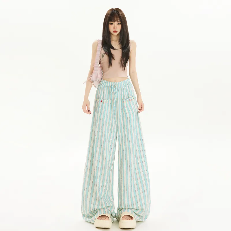 ZAZN Casual Pants Women's Lake Green-4