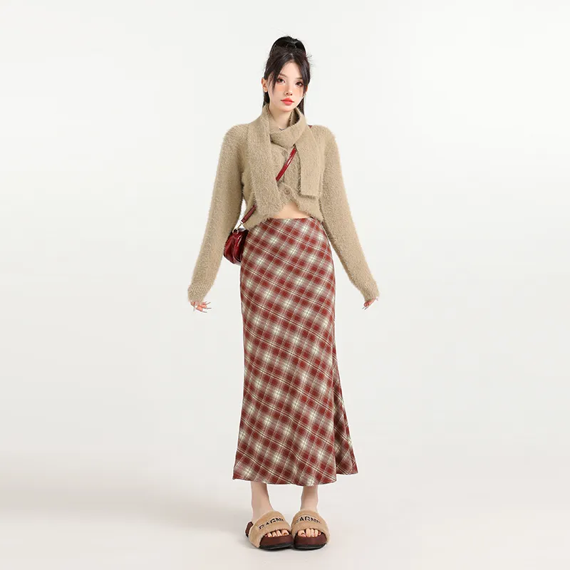 ZAZN Casual Long Skirts Women's-6