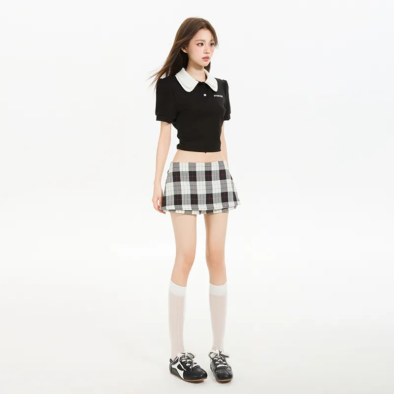 ZAZN Casual Short Skirts Women's-0