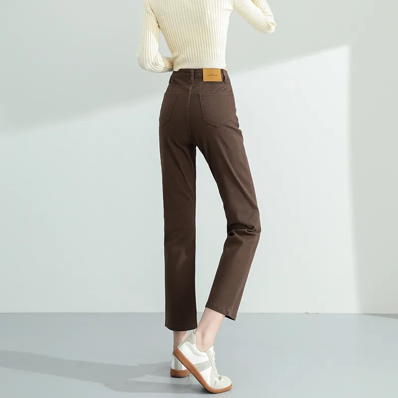 ZAZN Jeans Women's Coconut Brown-12