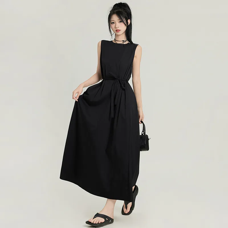 ZAZN Sleeveless Dresses Women's Black-2