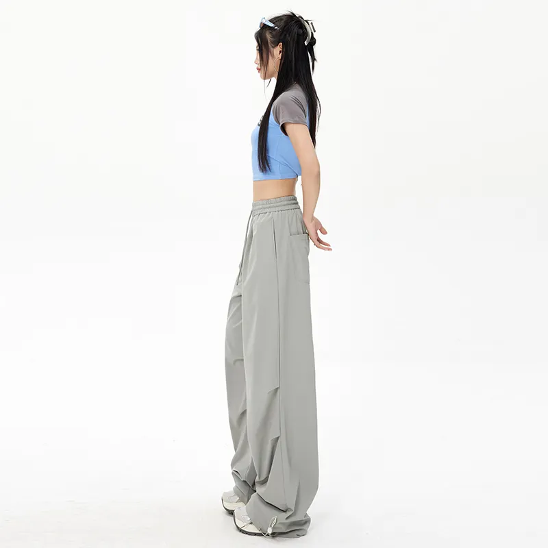 ZAZN Casual Pants Women's Navy Blue-25