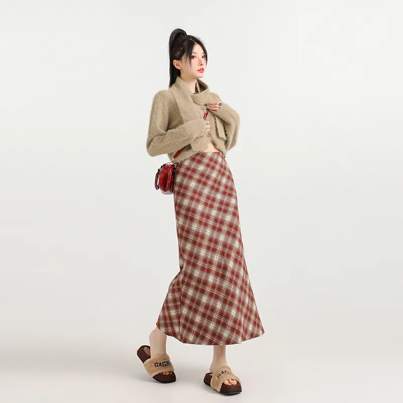 ZAZN Casual Long Skirts Women's-7