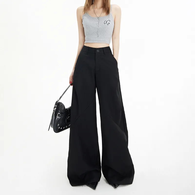 ZAZN Casual Pants Women's Black-12