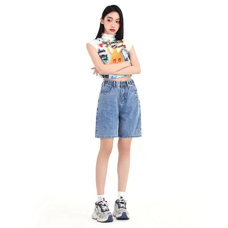 ZAZN Denim Shorts Women's-20