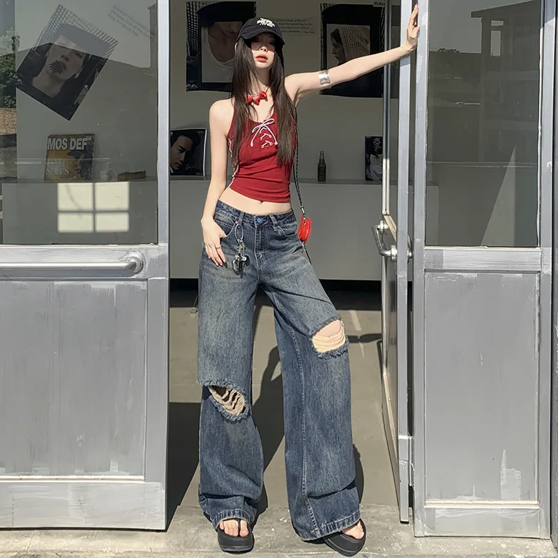 ZAZN Jeans Women's Vintage Blue-11