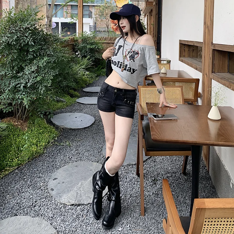 ZAZN Denim Shorts Women's-12