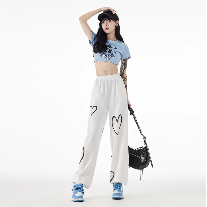 ZAZN Casual Pants Women's White-5