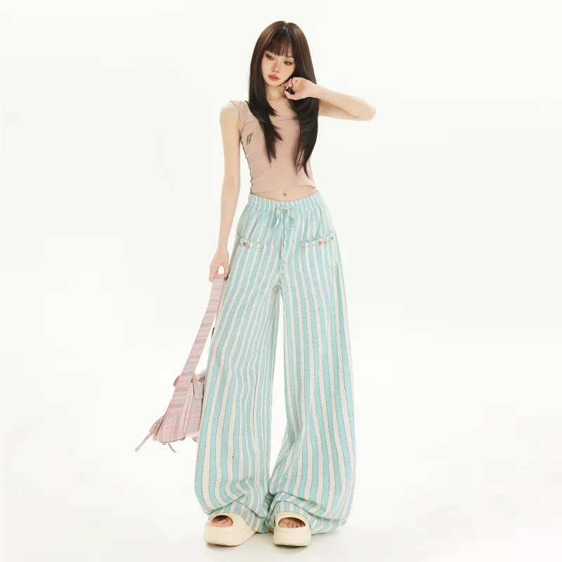 ZAZN Casual Pants Women's Lake Green-2