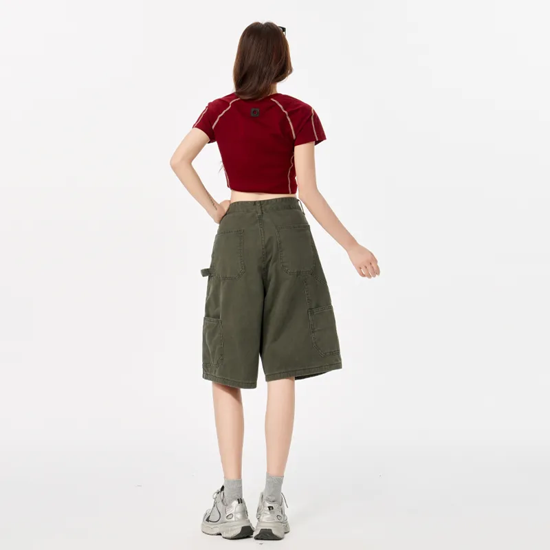 ZAZN Casual Pants Women's Army Green-5