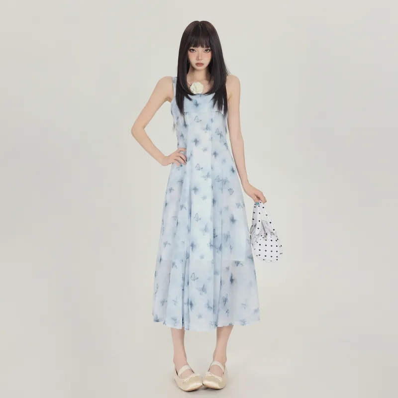 ZAZN Slip Dresses Women's Lake Blue-6