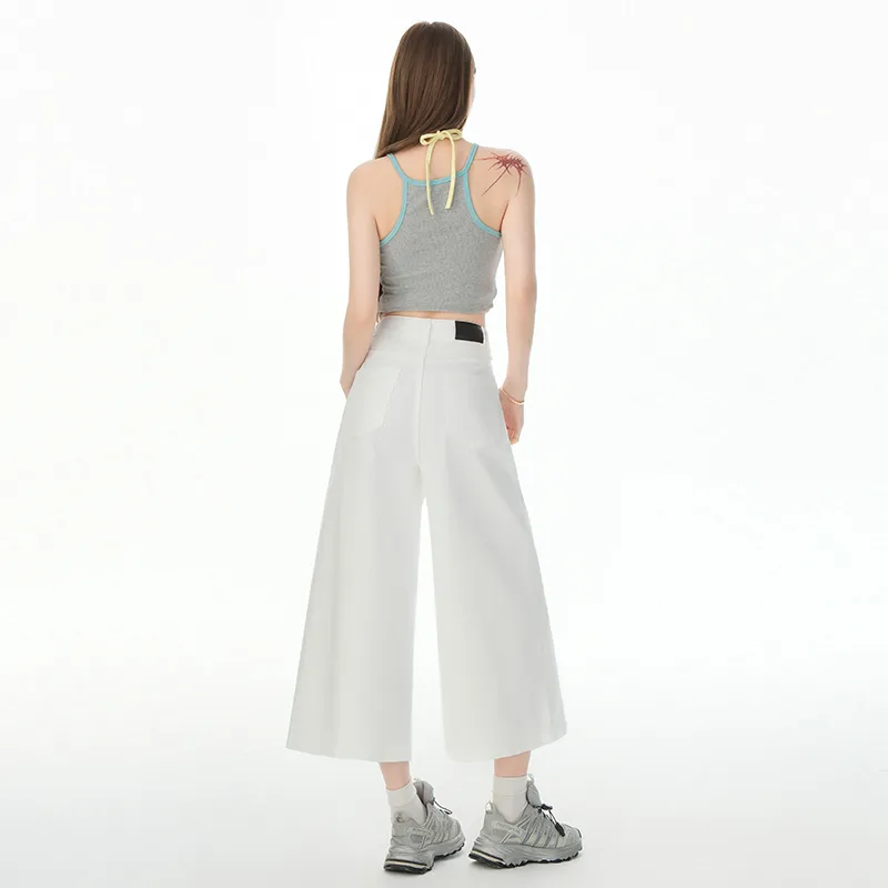 ZAZN Jeans Women's White-4