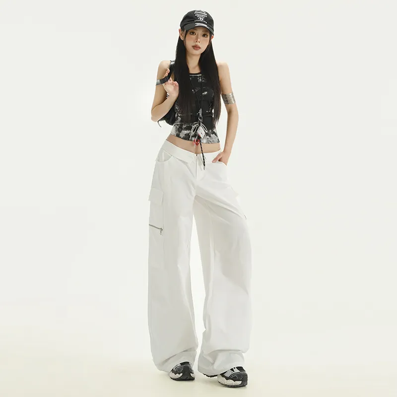 ZAZN Casual Pants Women's White-5