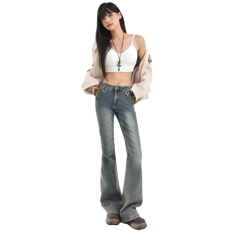 ZAZN Jeans Women's Vintage Blue-6