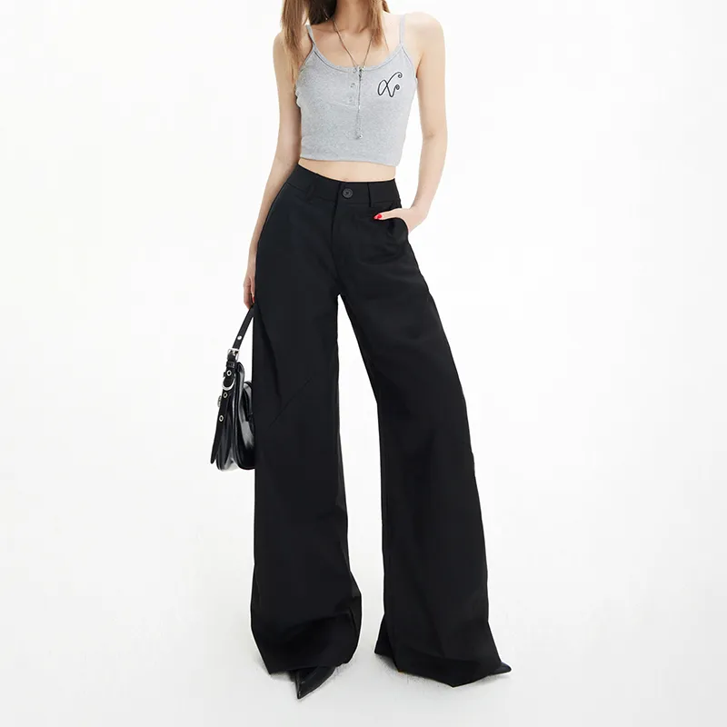 ZAZN Casual Pants Women's Black-9
