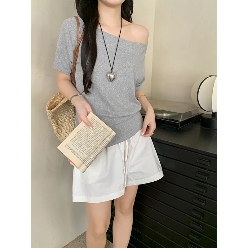 ZAZN Regular T Shirt Women's Heather Gray-4