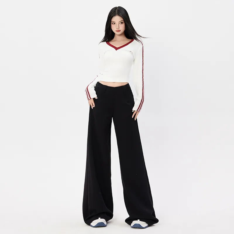 ZAZN Casual Pants Women's Black-9