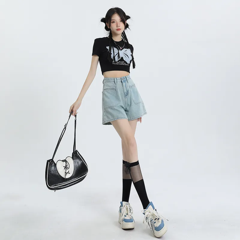 ZAZN Denim Shorts Women's-9