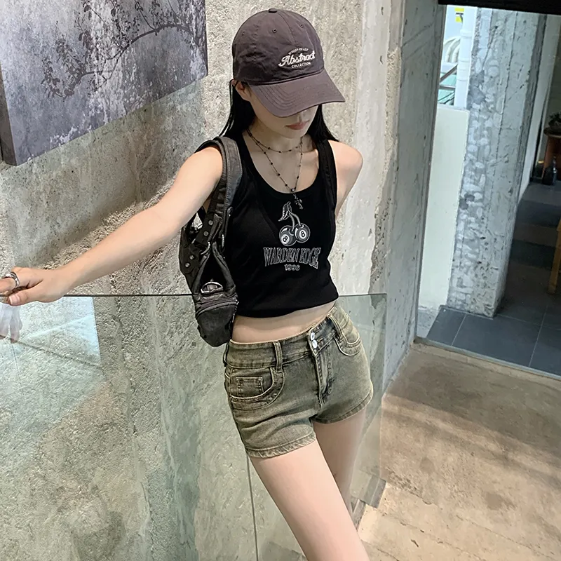 ZAZN Denim Shorts Women's-4
