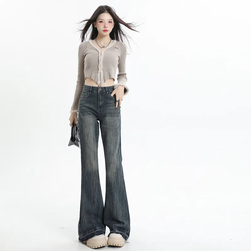 ZAZN Jeans Women's Vintage Blue-4