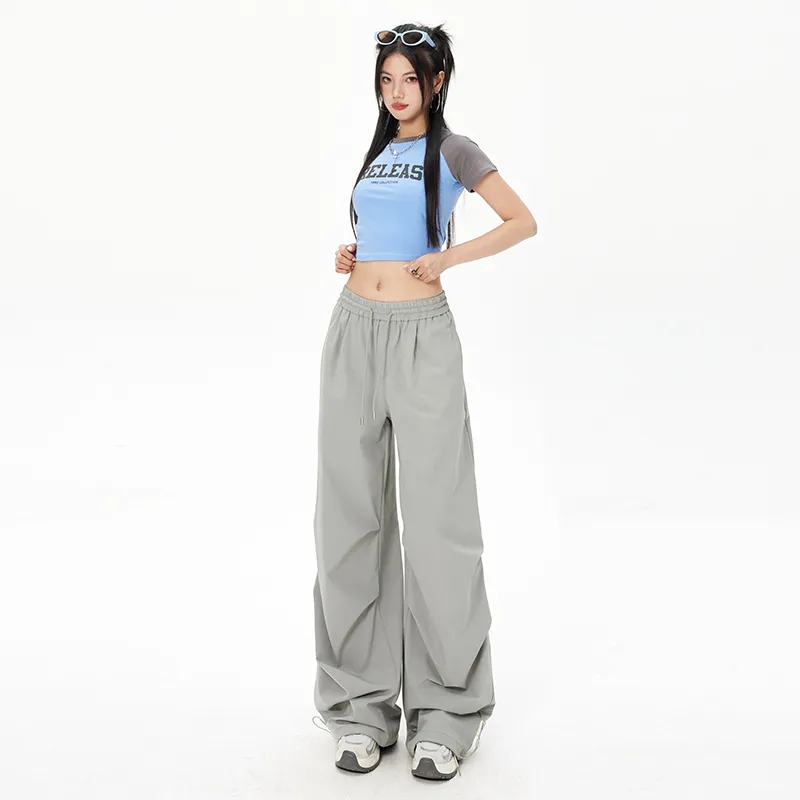 ZAZN Casual Pants Women's Navy Blue-24