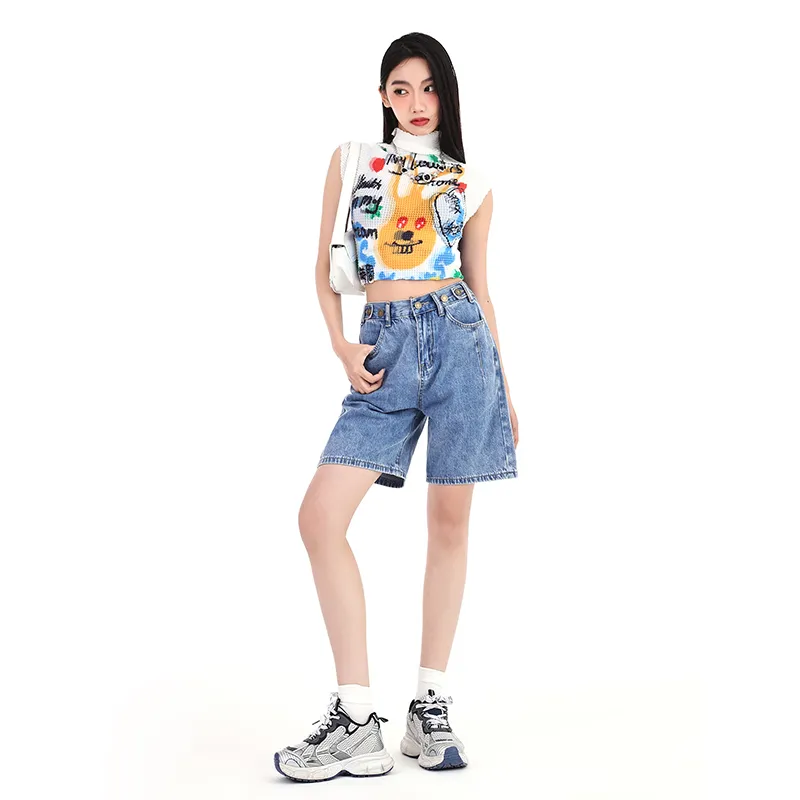ZAZN Denim Shorts Women's-17