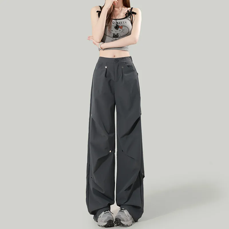 ZAZN Cargo Pants Women's Dark Gray-3