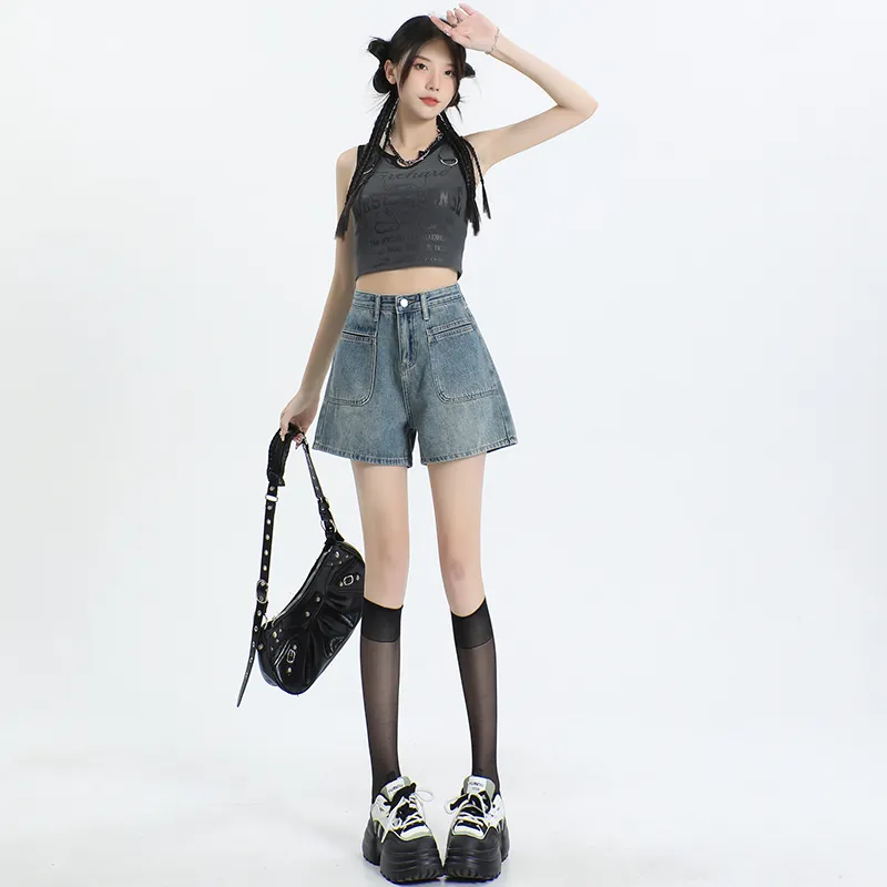 ZAZN Denim Shorts Women's-2