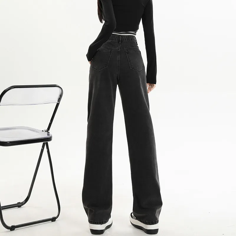 ZAZN Jeans Women's Black Gray Color-6