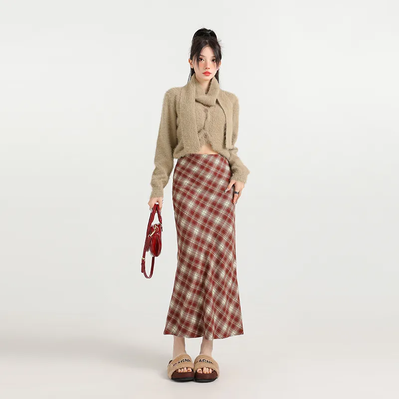 ZAZN Casual Long Skirts Women's-5