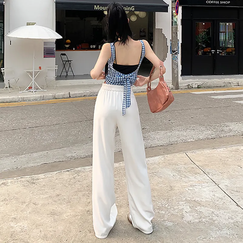 ZAZN Casual Pants Women's White-8