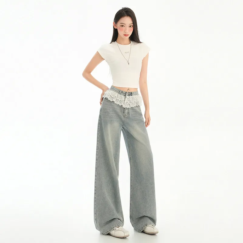 ZAZN Jeans Women's Washed Color-7
