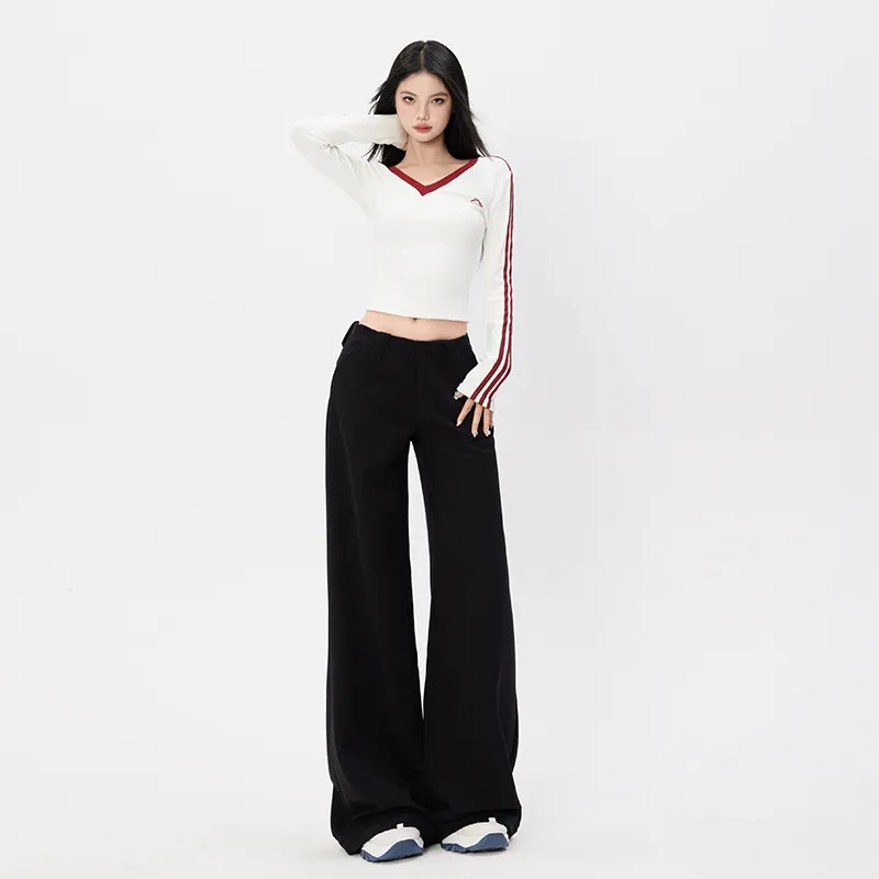 ZAZN Casual Pants Women's Black-10