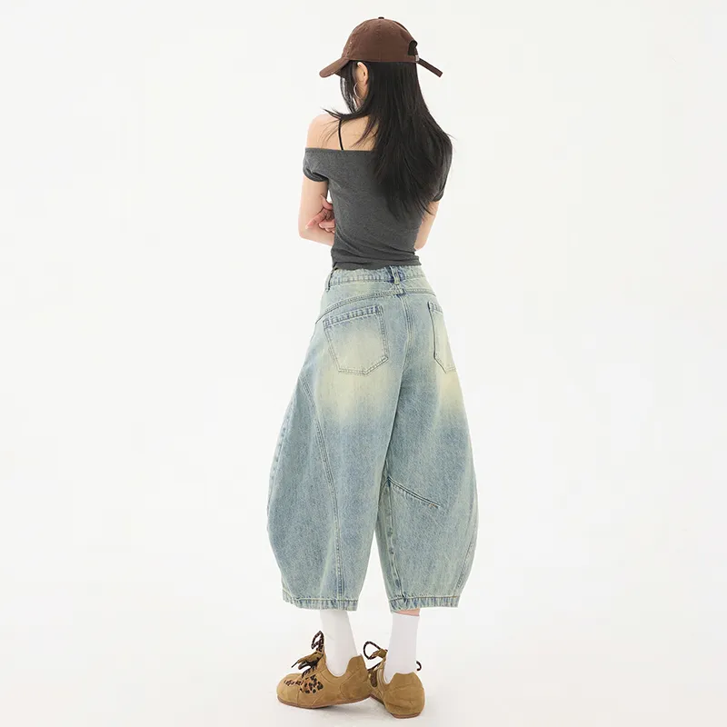 ZAZN Denim Shorts Women's Vintage Blue-6