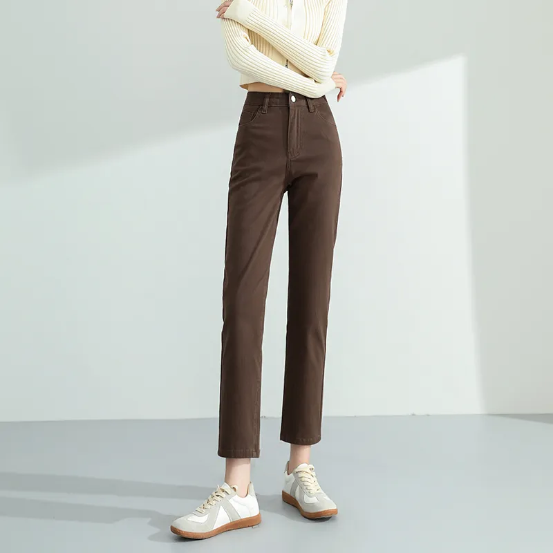 ZAZN Jeans Women's Coconut Brown-10