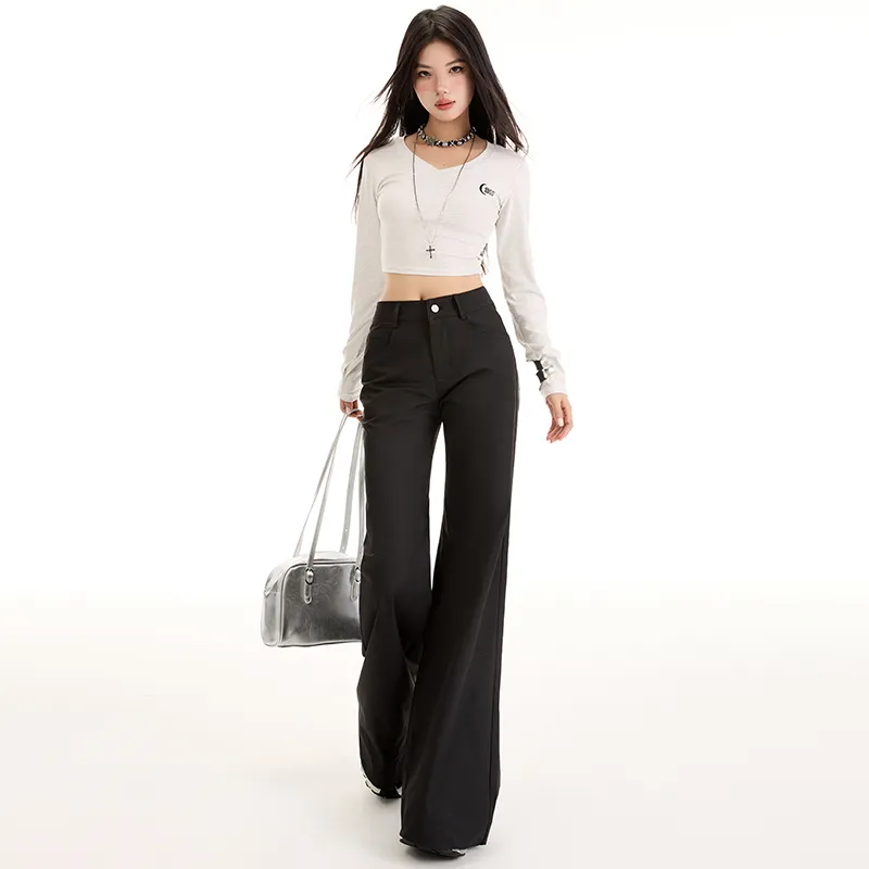 ZAZN Casual Pants Women's Beige-22