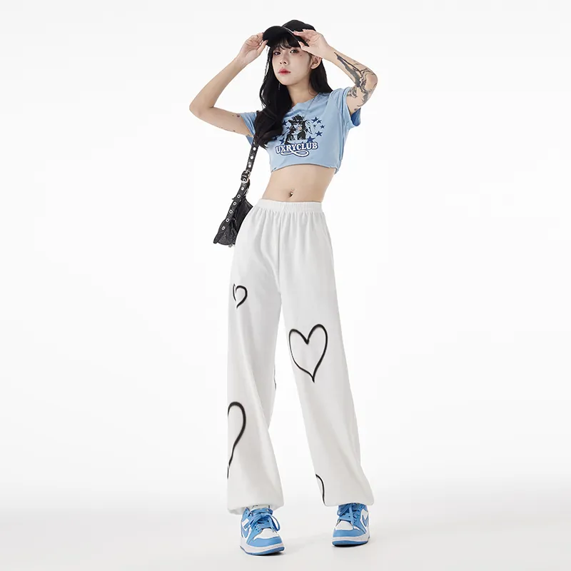 ZAZN Casual Pants Women's White-3