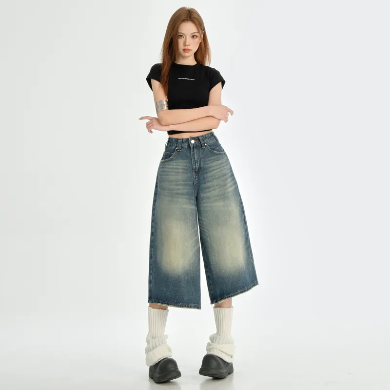 ZAZN Denim Shorts Women's Vintage Blue-2