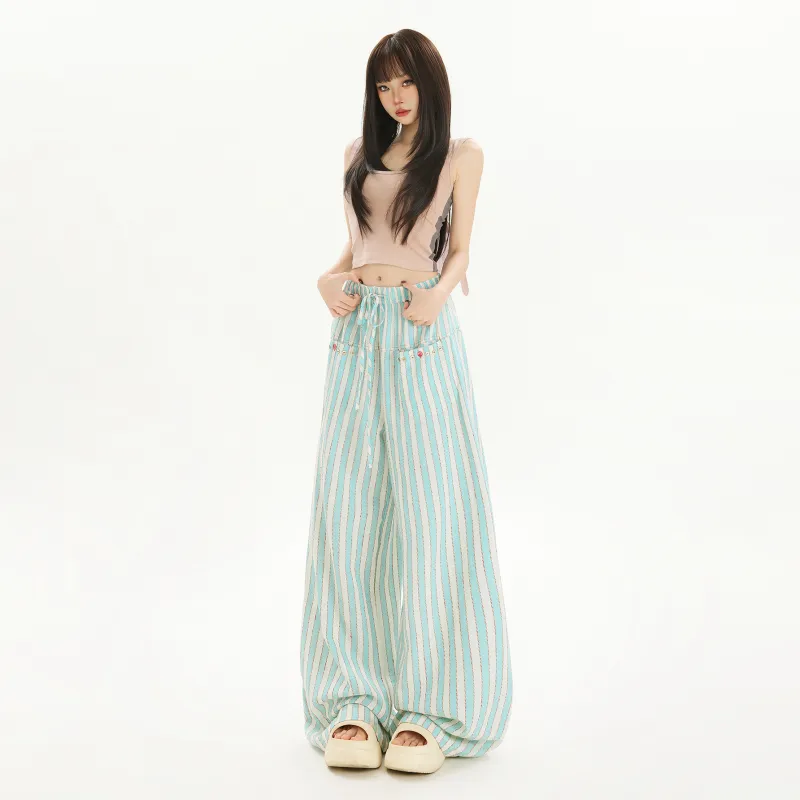 ZAZN Casual Pants Women's Lake Green-3