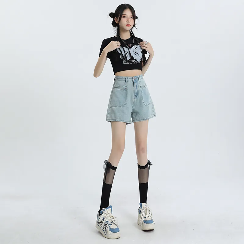 ZAZN Denim Shorts Women's-12