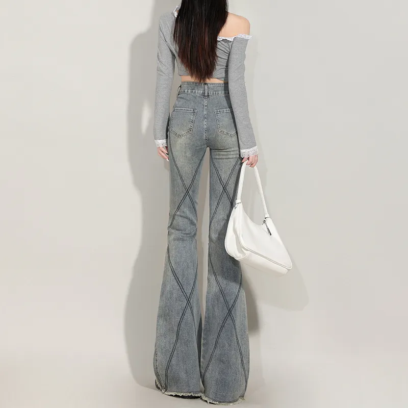 ZAZN Jeans Women's Vintage Blue-5