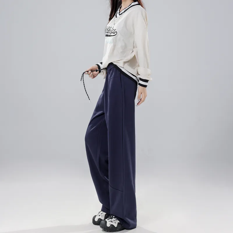 ZAZN Casual Pants Women's Royal Blue-4