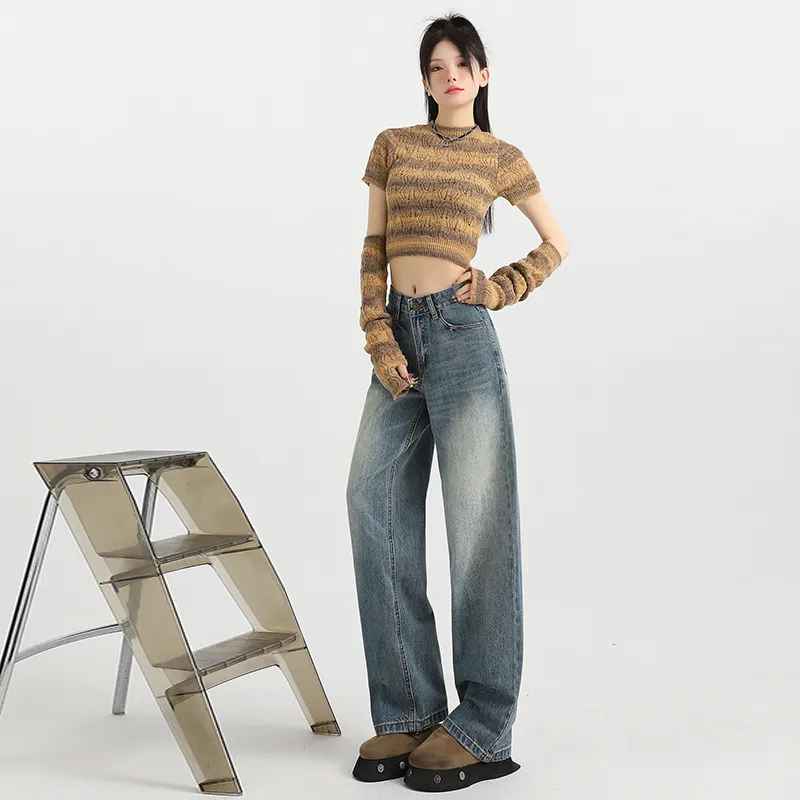 ZAZN Jeans Women's Vintage Blue-11